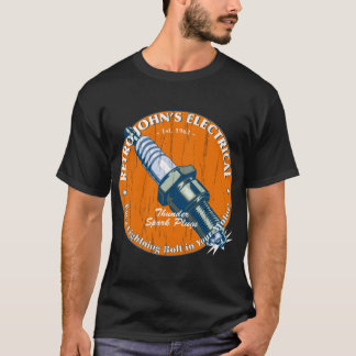 T-shirt Rétro John_s Étincelle électrique automobile et mo