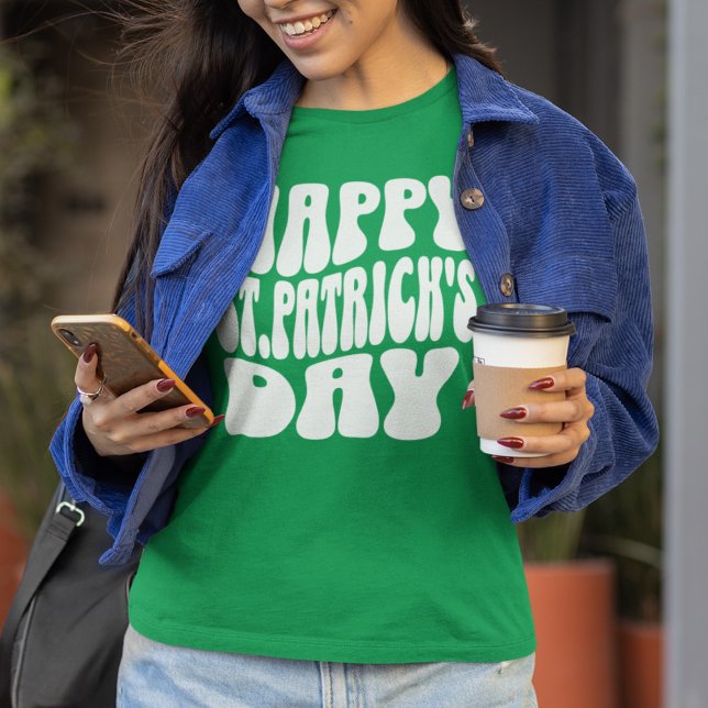 T-shirt Retro Joyeuse St. Patrick's Day Femmes (Créateur téléchargé)