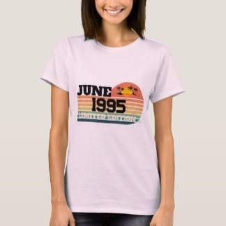 T-shirt Rétro Juin 1995 Édition Limitée 31e Anniversaire