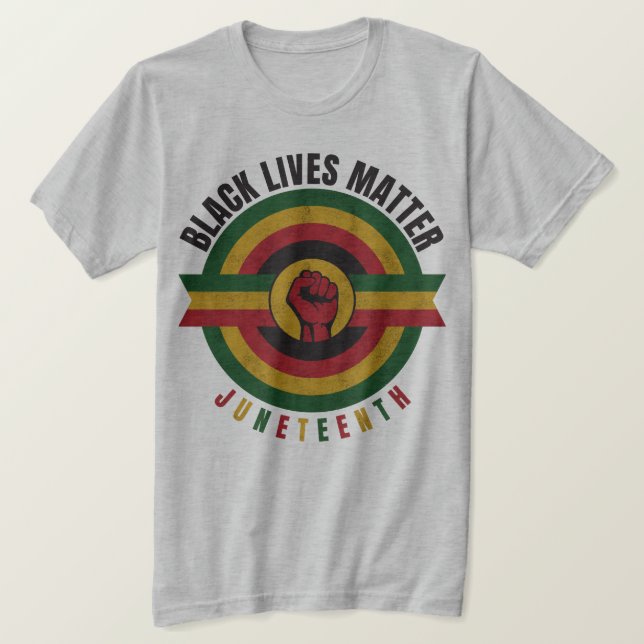 T-shirt Retro Junetten Black Lives Matt (Design devant)