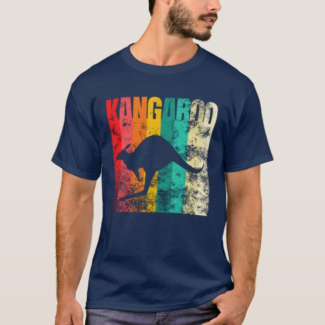 T-shirt rétro Kangaroo (Devant)