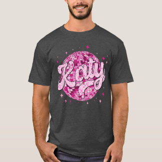 T-shirt Rétro Katy Prénom J'aime Katy Groovy 80s Vinta