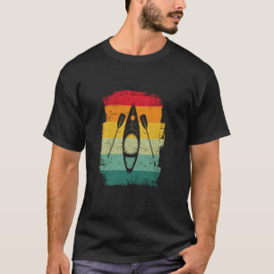 T-shirt Rétro Kayak Canoe Lover Funny Kayaking Paddling Ka