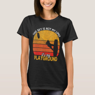 T-shirt Rétro Kitesurf Kiteboarding Kitesurf Kiteboarde