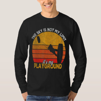 T-shirt Rétro Kitesurf Kiteboarding Kitesurf Kiteboarde
