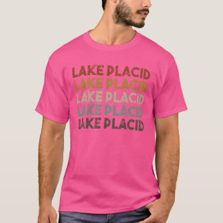 T-shirt Rétro Lake Placid New York drôle