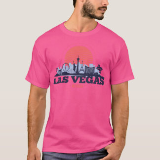 T-shirt Rétro Las Vegas Nevada Skyline