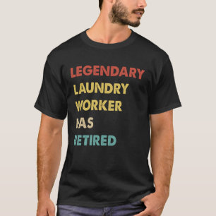T-shirt Retro Le Lave-Linge Légendaire A Retraité