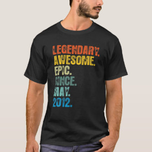 T-shirt Rétro Legendary Since May 2012
