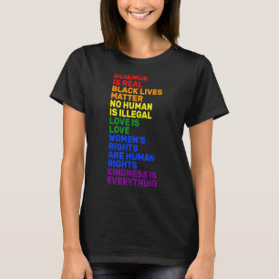 T-shirt Retro LGBT Be You Rainbow Flag Gay and Lesbian Pri