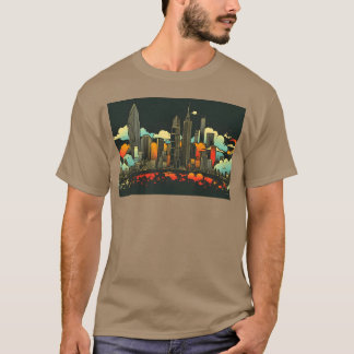 T-shirt Retro Londres Angleterre Un garçon de silhouette v