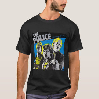 T-shirt Retro Love The Police Band Musique Cadeau Pour La