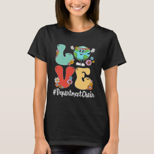 T-shirt Retro Love World Jour des terres 2023 Président du