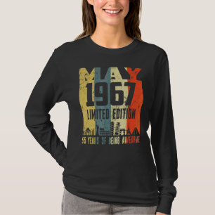 T-shirt Retro mai 1967 55e anniversaire