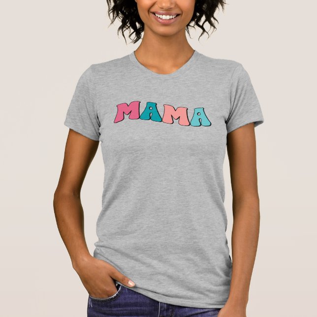 T-shirt Retro Mama (Devant)