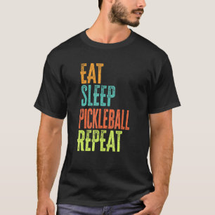 T-shirt Retro Manger Pickleball Sleep Dill Saison Dink