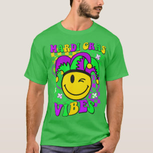 T-shirt Retro Mardi Gras New Orleans Hommes Femmes Enfants