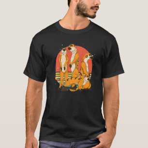 T-shirt Retro Meerkat Africa Zoo Animal Meerkat