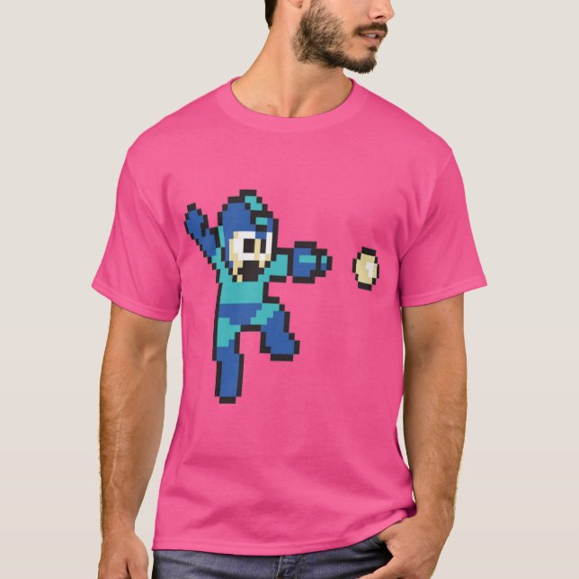T-shirt retro megaman gift (Devant)