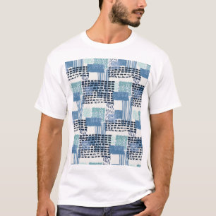 T-shirt Retro Memphis Doodle Motif transparent
