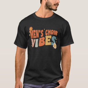 T-shirt Retro Menu2019s Choir Vibes Enseignante Femmes Enf