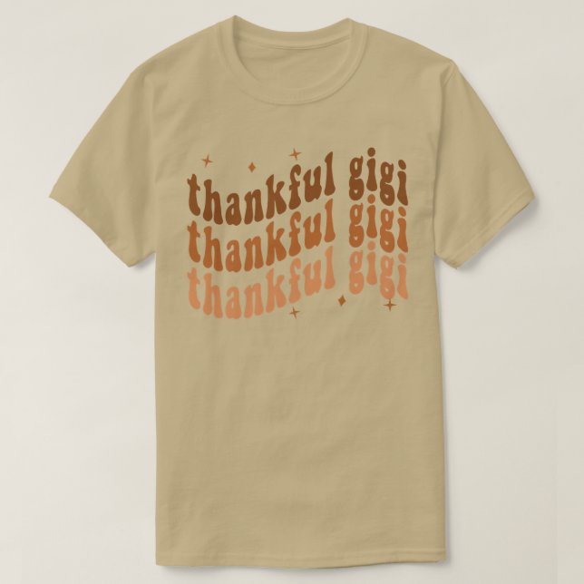 T-shirt Rétro Merci Gigi Cheetah Gigi Vie Chute Merci (Design devant)