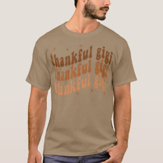 T-shirt Rétro Merci Gigi Cheetah Gigi Vie Chute Merci