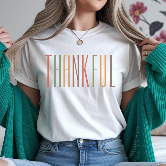 T-shirt Rétro Merci Thanksgiving Family Shirt pour elle (Thank you shirt, Thanksgiving crew neck sweatshirt, Thanksgiving gifts, Thanksgiving family shirt,)