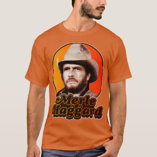 T-shirt Retro Merle HaggardDesign
