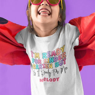 T-shirt rétro mignon de rentrée scolaire pour jard