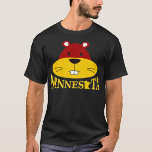 T-shirt Rétro MN Gopher Sports Mascotte Hommes Femmes Enfa