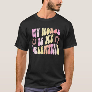 T-shirt Rétro MON CHEVAL EST MON Équestre VALENTINE Horseb