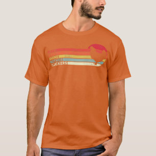 T-shirt Retro Monter Et Briller Mère Cluckers Drôle Poulet