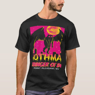 T-shirt Retro Mothman Harbinger de Doom Légendes Cryptid C
