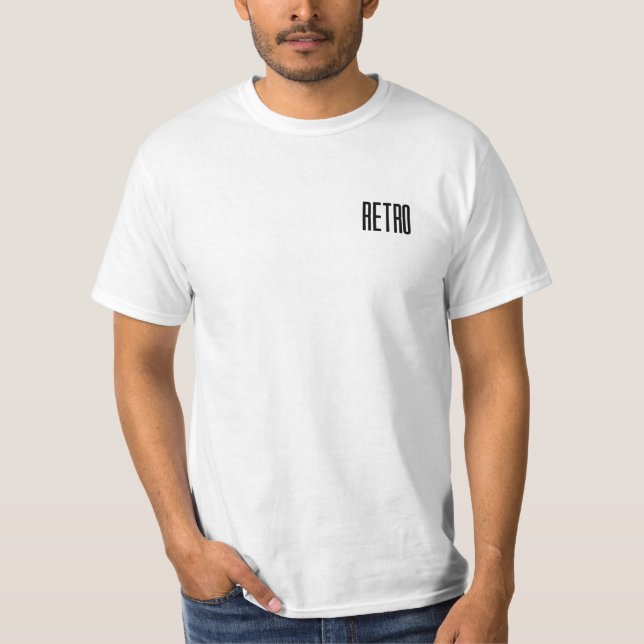 T-shirt rétro moto vintage (Devant)