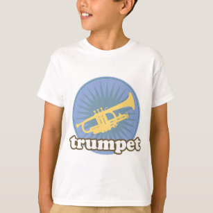 T-shirt Retro Music Attitude Trumpet Cadeau