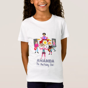 T-Shirt Retro music girls band Birthday Party