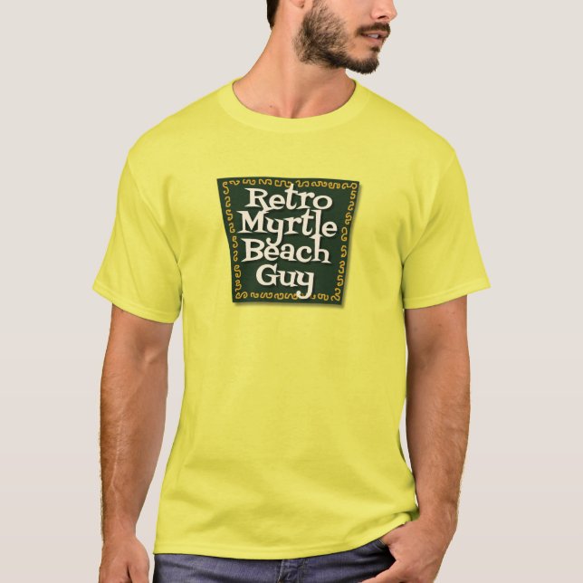 T-shirt Rétro Myrtle Beach Guy (Devant)