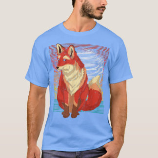 T-shirt Retro Nature Forêt Amoureux des animaux Faune Pour
