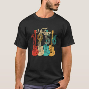 T-shirt Rétro Né en 1956 Design Drôle Pour
