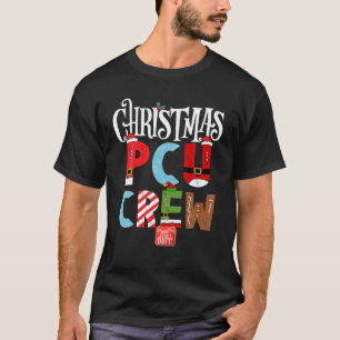 T-shirt Rétro Noël Equipe de l'UCP Infirmières Équipe Tech