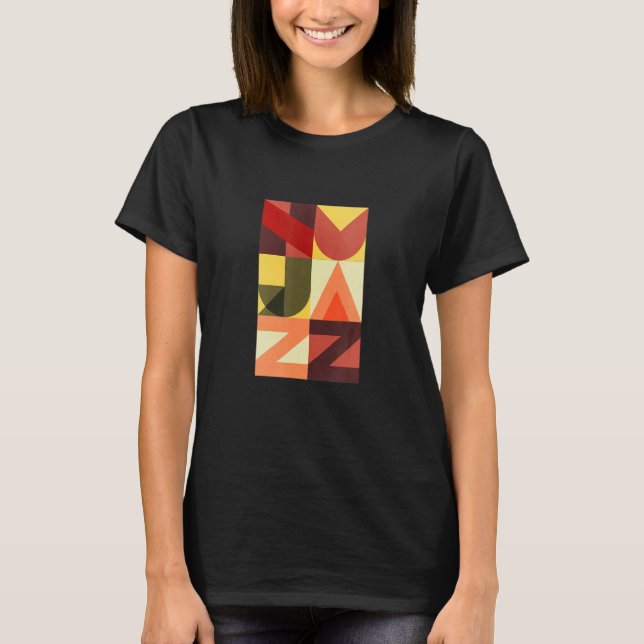 T-shirt Retro Nu Jazz Tee 90s Jazz (Devant)