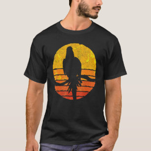 T-shirt Retro Oiseau observer Jungle Animal Macaw Parrot