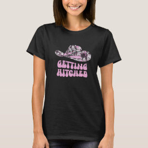 T-shirt Rétro ondulé en mariage qui devient bruyant Bachel