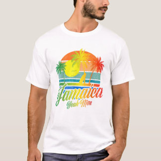 T-shirt Rétro Ouais Mon Jamaïque Été