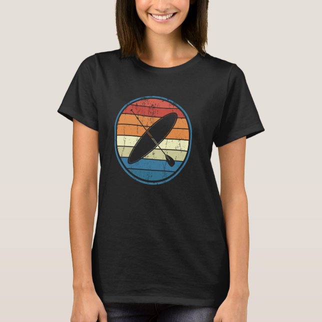 T-shirt Retro Paddling QuoteLife Is All About Balance Padd (Devant)
