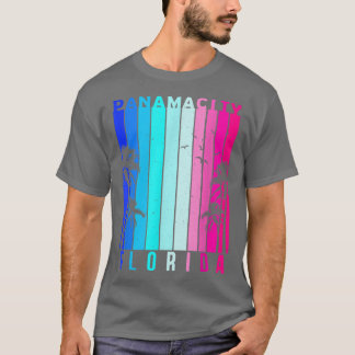 T-shirt Retro Panama City Florida Beach été Tropical So