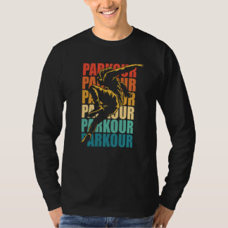T-shirt Retro Parkour Free Running Parkour
