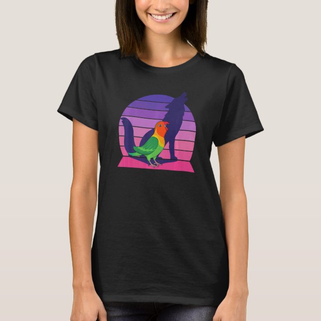 T-shirt Retro Parrot I Howling Wolf I Screaming Fischer's (Devant)