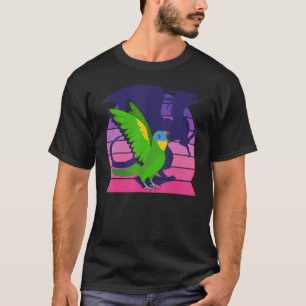 T-shirt Retro Parrot I Winged Dragon I Orange ailé Amazo
